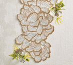 Kim Seybert, Inc.Botanica Table Runner in White, Gold, & SilverTable Runners