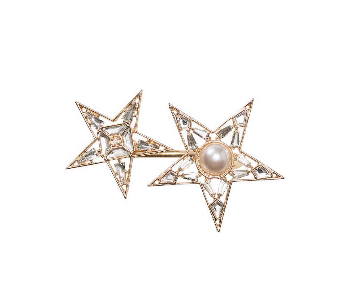 Kim Seybert, Inc.Star Napkin Ring in Gold & Crystal, Set of 4Napkin Rings