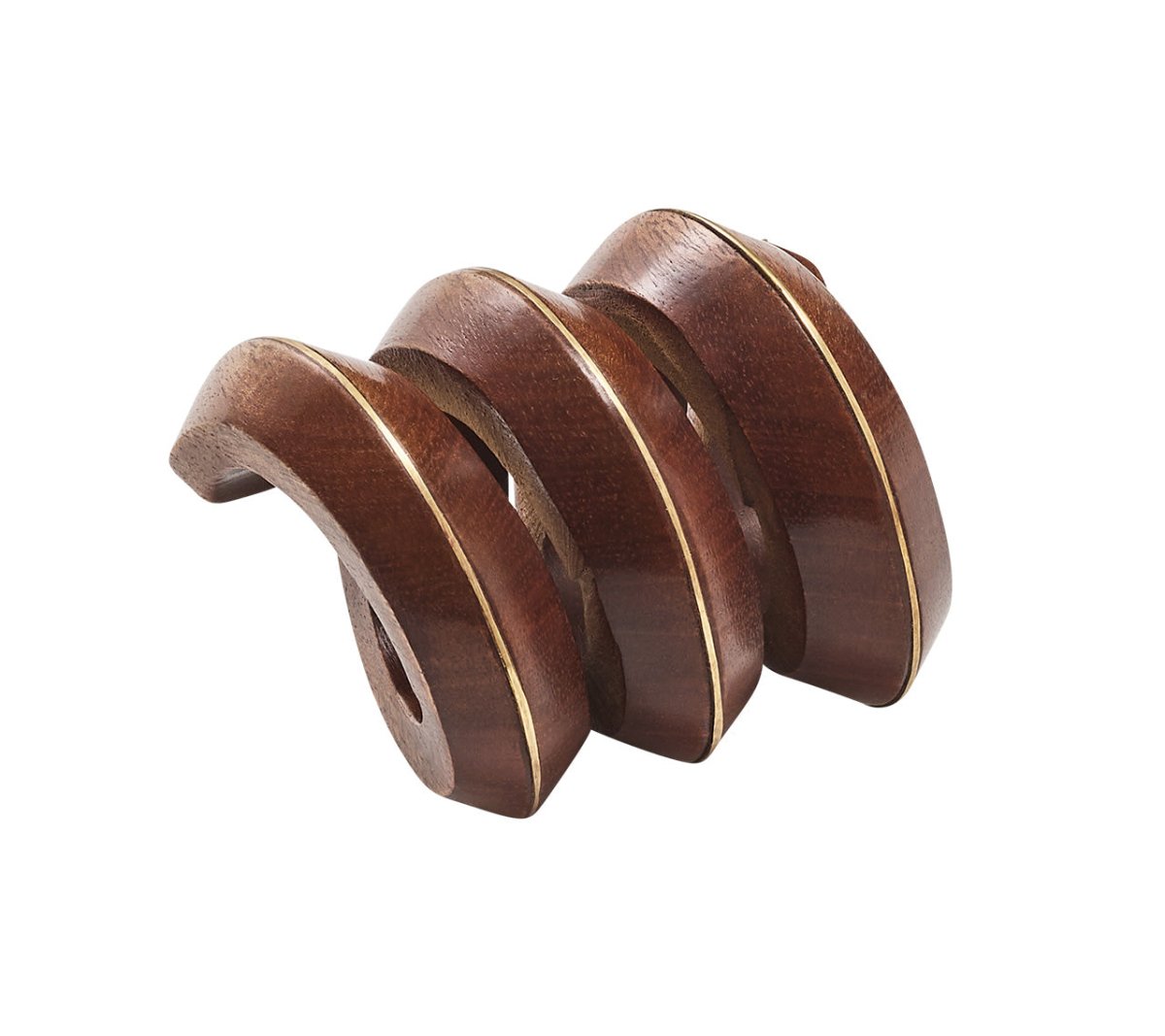 Kim Seybert, Inc.Tendril Napkin Ring in Brown & Gold, Set of 4Napkin Rings