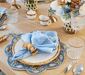 Terraza Placemat in Blue & Multi, Set of 2