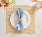 Vista Reversible Placemat in Natural & Brown