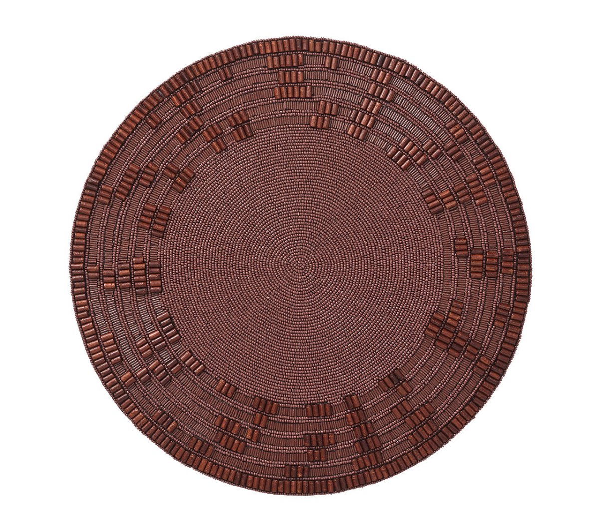 Kim Seybert, Inc.Wood Matrix Placemat in Brown, Set of 2Placemats