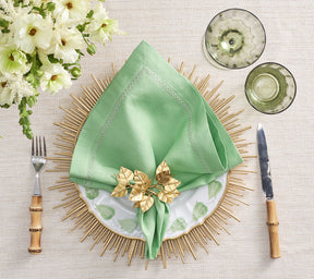 Classic Napkin in Green, Set of 4
