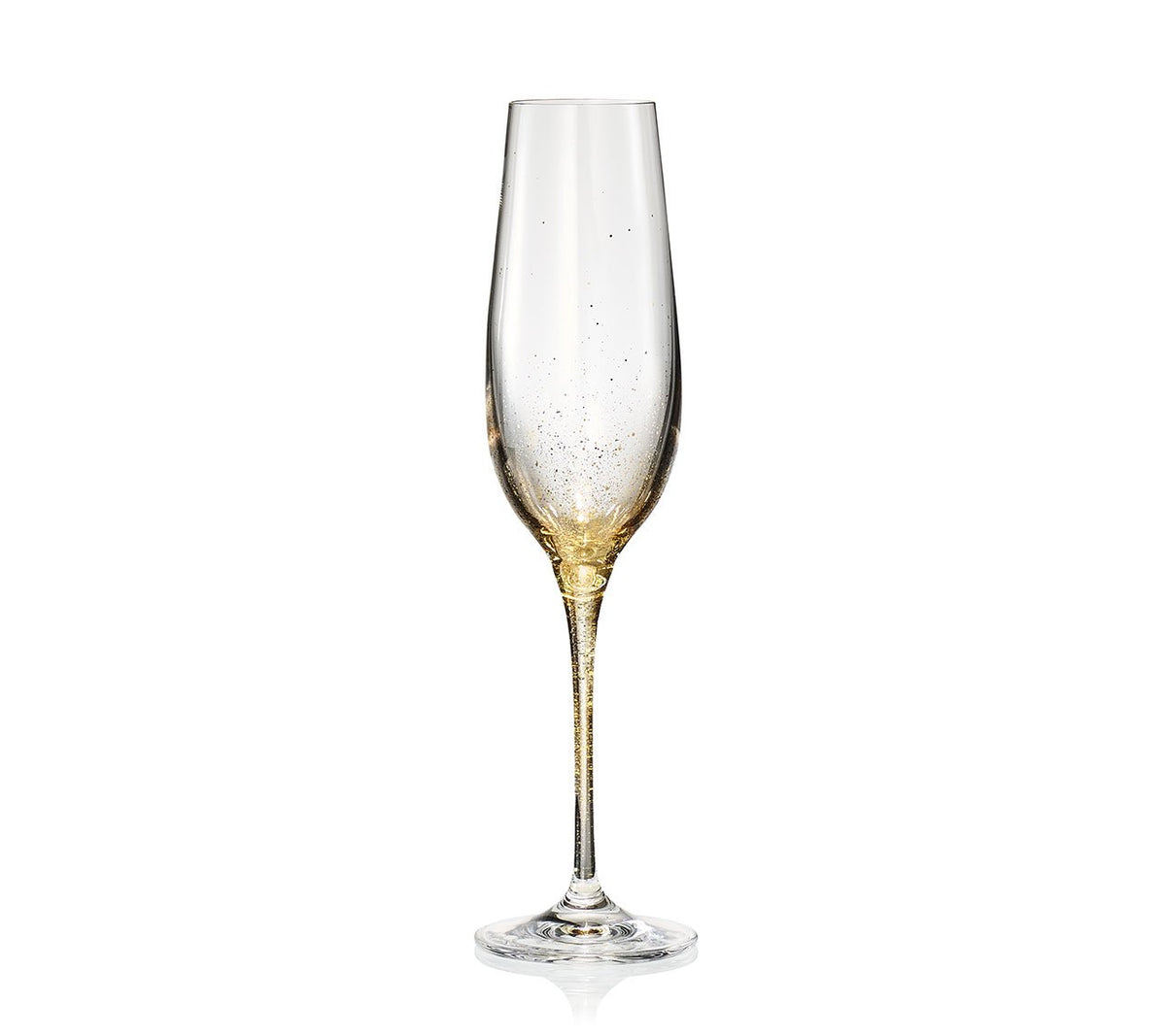 Kim Seybert Luxury Orion Champagne Glass in Gold