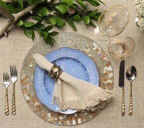 Kim Seybert Luxury Oriente Italiano Dinner Plate, Pervinca
