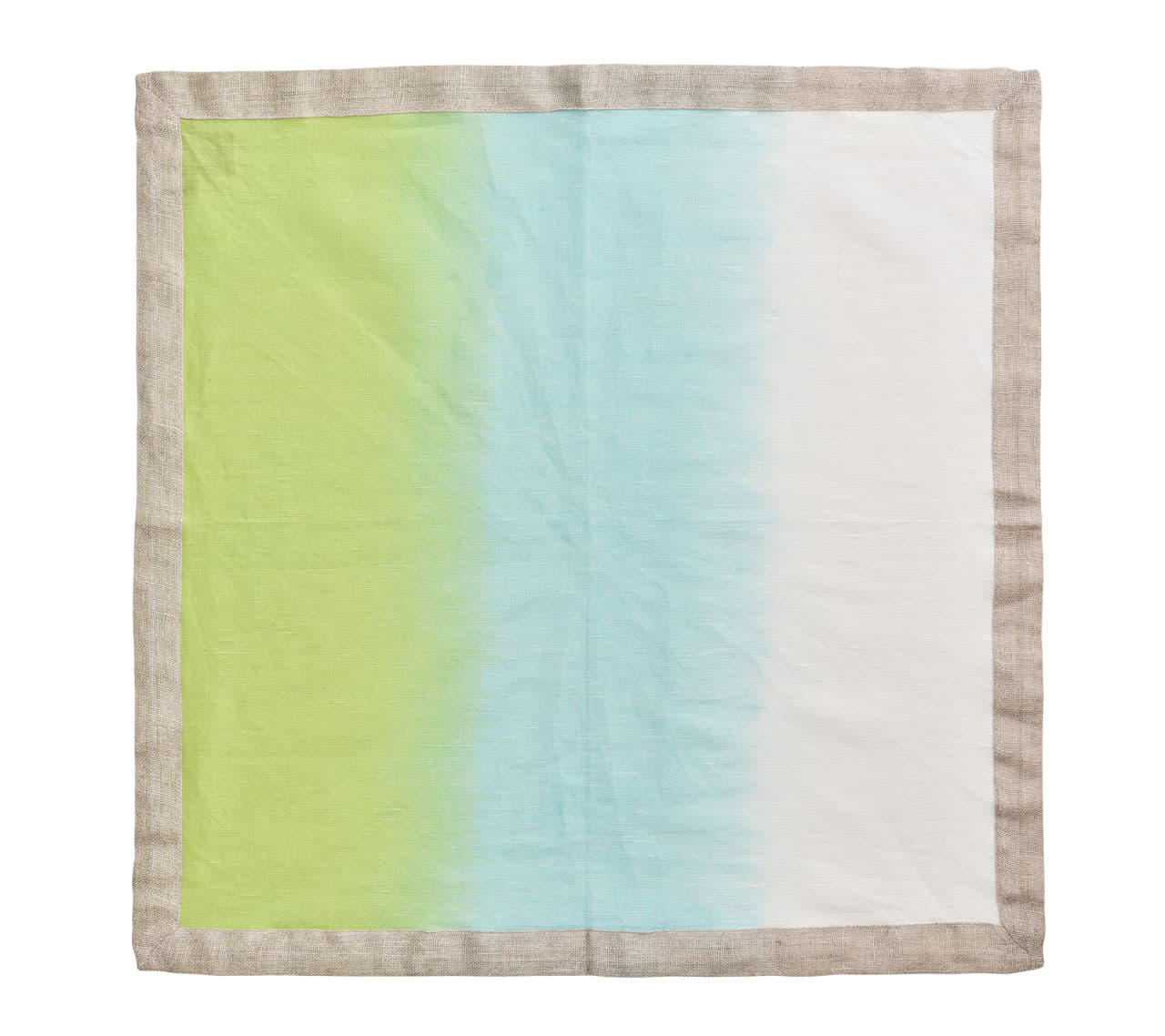 Kim Seybert, Inc.Dip Dye Napkin in Blue & Green, Set of 4Napkins