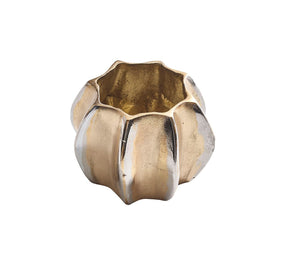 Kim Seybert Luxury Desert Napkin Ring in Gold & Silver