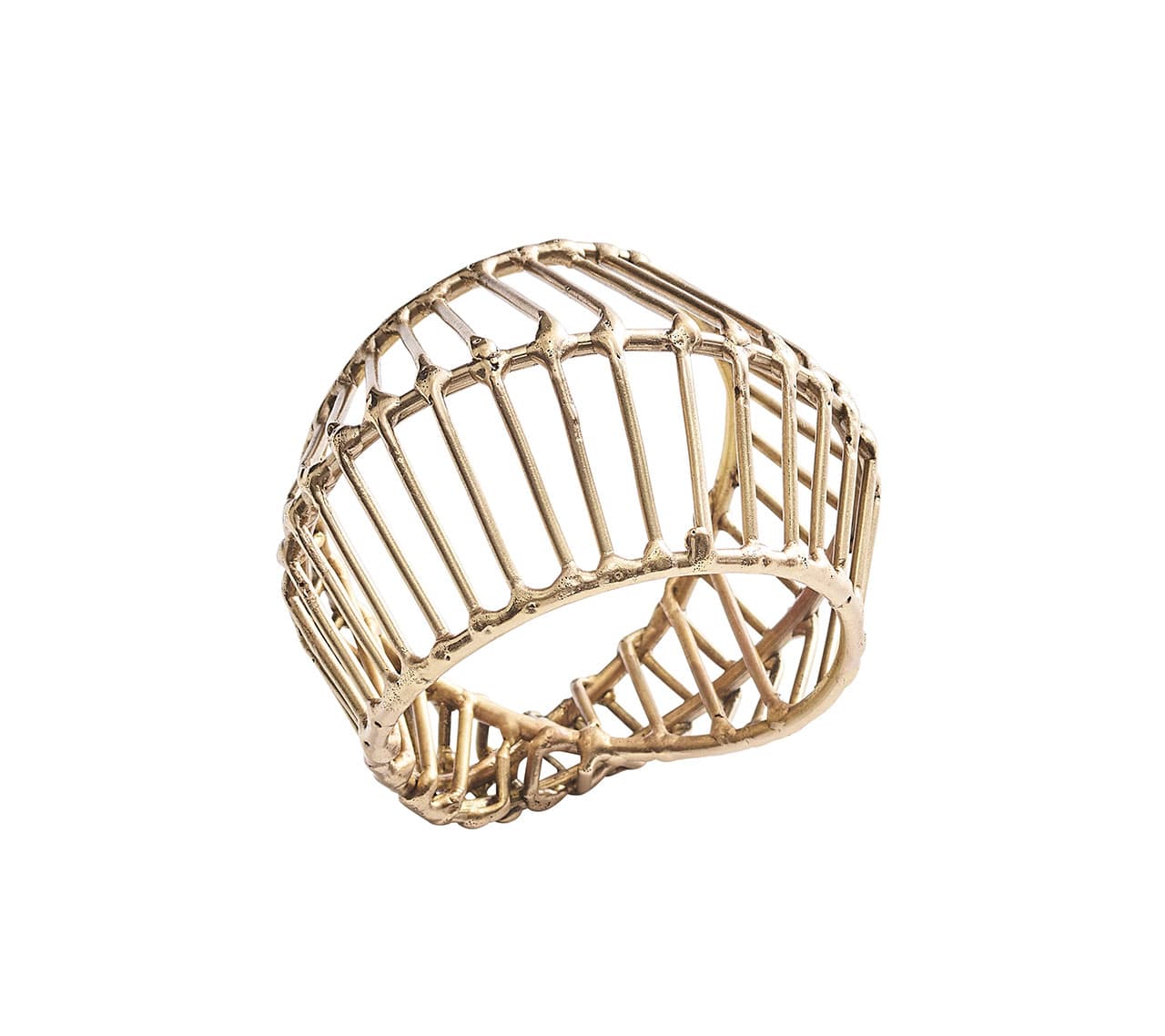 Kim Seybert Luxury Cage Napkin Ring in Gold