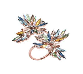Kim Seybert Luxury Butterflies Napkin Ring in Multi in a Gift Box