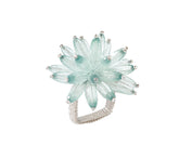 Kim Seybert Luxury Constellation Napkin Ring in Seafoam