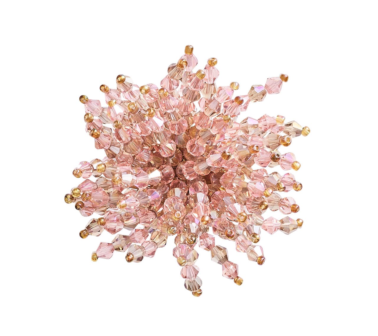 Kim Seybert Luxury Brilliant Napkin Ring in Blush