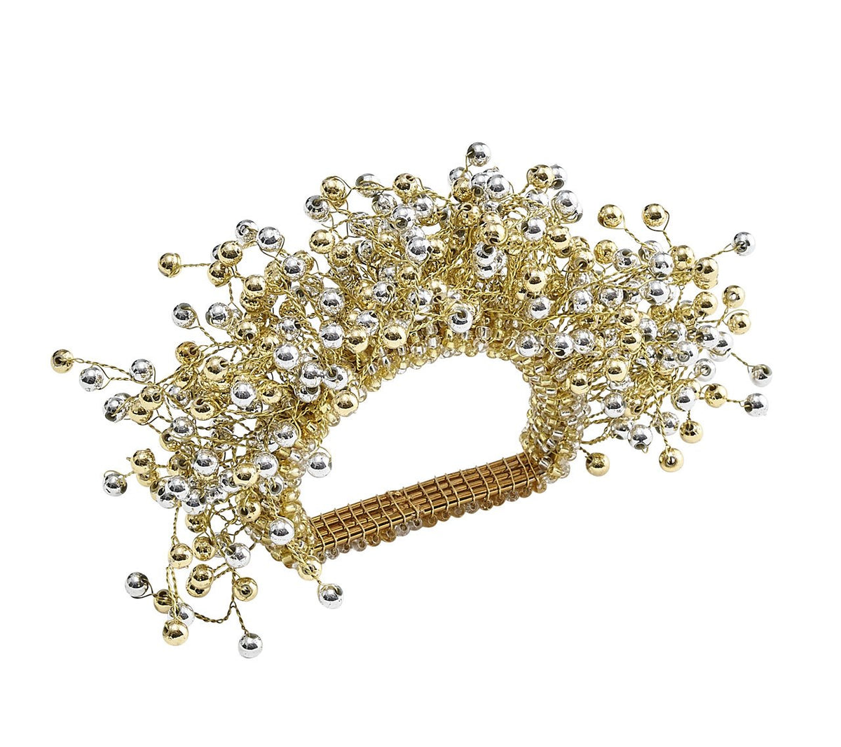 Spray Napkin Ring in Gold & Sliver | Kim Seybert