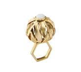 Kim Seybert Luxury Orb Napkin Ring in Gold