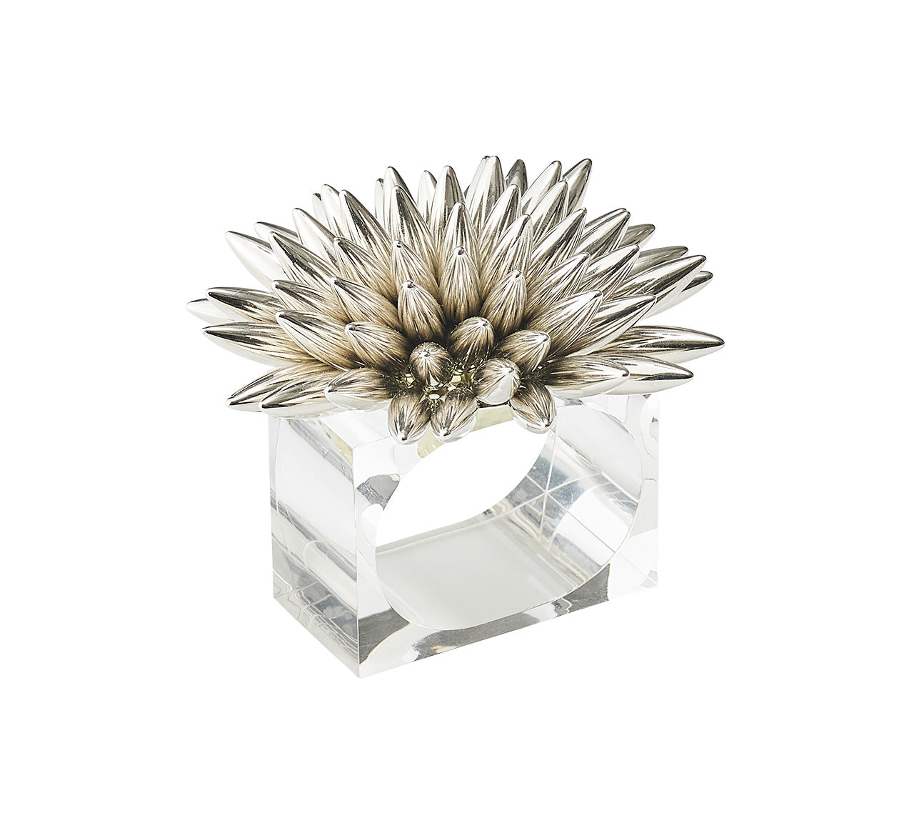 Kim Seybert Luxury Stellar Napkin Ring in Silver