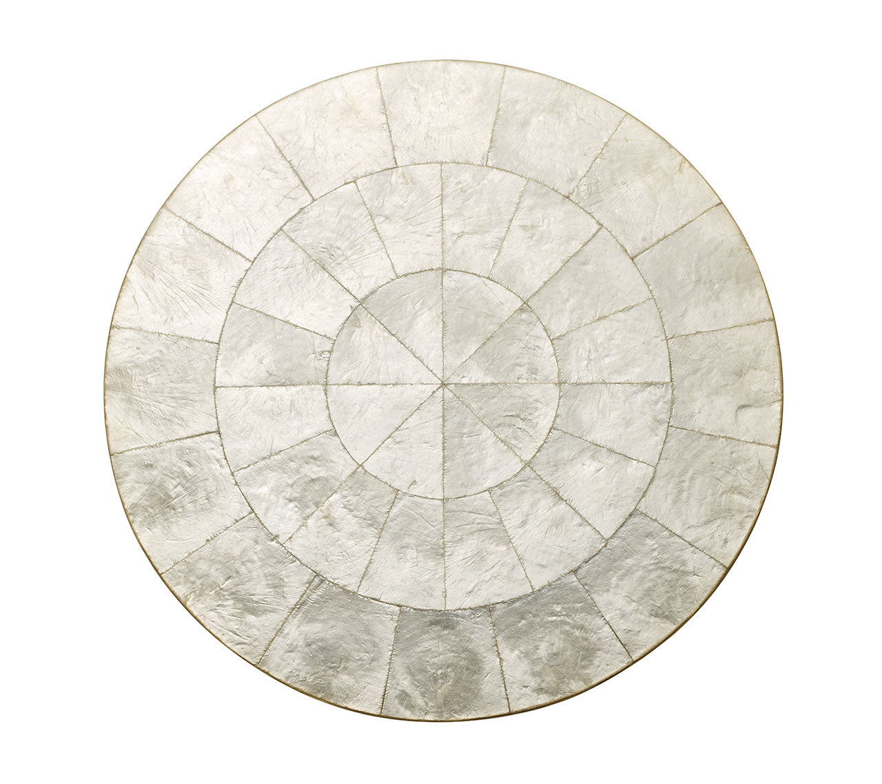 Round Capiz Placemat in Natural, Set of 4