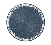 Beaded Enamor Placemat in navy & white