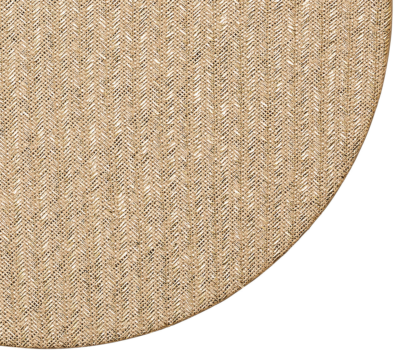 Glam Grass Placemat in Natural & Gold, Set of 4