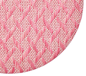 Basketweave Placemat in Blush & Pink, Set of 4
