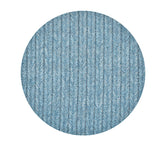 Round Herringbone Placemat in Blue