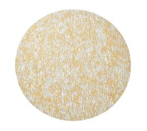 Glimmer Placemat in Yellow & Ivory, Set of 4