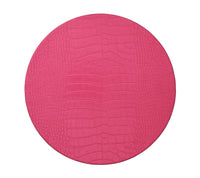 Croco Placemat in Fuchsia, Set of 4