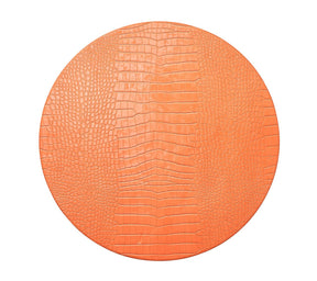 Kim Seybert Luxury Croco Placemat in Orange