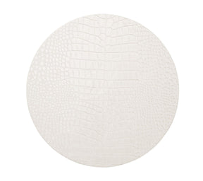 Kim Seybert Luxury Croco Placemat in white