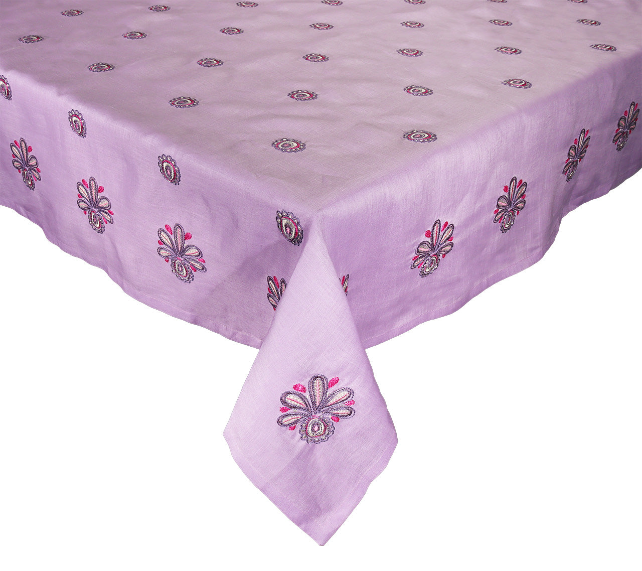 Flores Tablecloth in Lilac & Pink