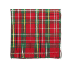 Xmas Plaid Tablecloth in Red, Green & Gold