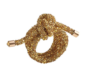Kim Seybert Luxury Glam Knot Napkin Ring in Gold